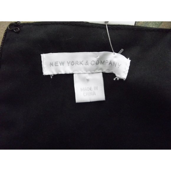 Black & White Cami Tank Dress New York & Company Size 8 m cotton - Picture 5 of 8